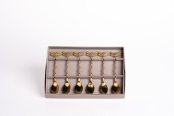 Dragonfly Dessert Gold Forks Set of 6