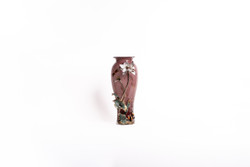 Pink Lotus Glass Vase Small