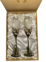 Lilly of the Valley Champagne Flutes Set of 2
