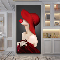 Red Hat Elegance in Art