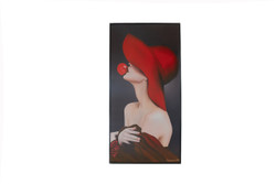 Red Hat Elegance in Art