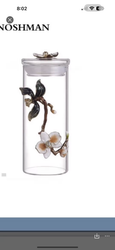 Orchid Glass Jar