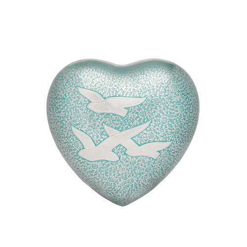 Birds Returning Home Adult Heart Urn