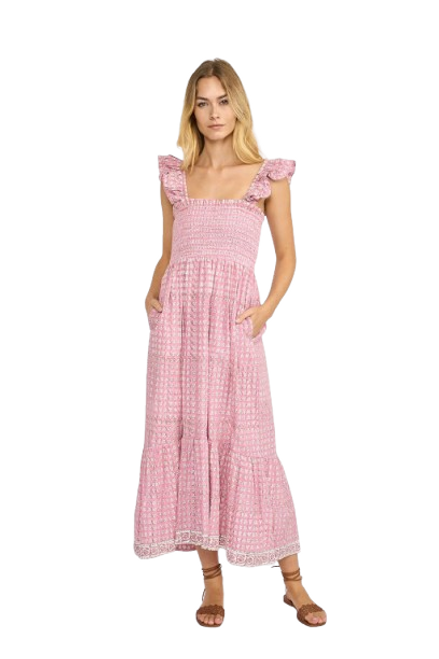 Sasco Dress- Lavender Thistle