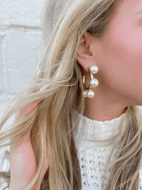 Brushed Gio Hoops Accessories SHEILA FAJL | The Latest Women's Clothing, Shoes & Accessories