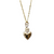 Flaming Heart Necklace Dainty Jewelry