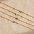 FYB Birthstone Necklace - Gold/May