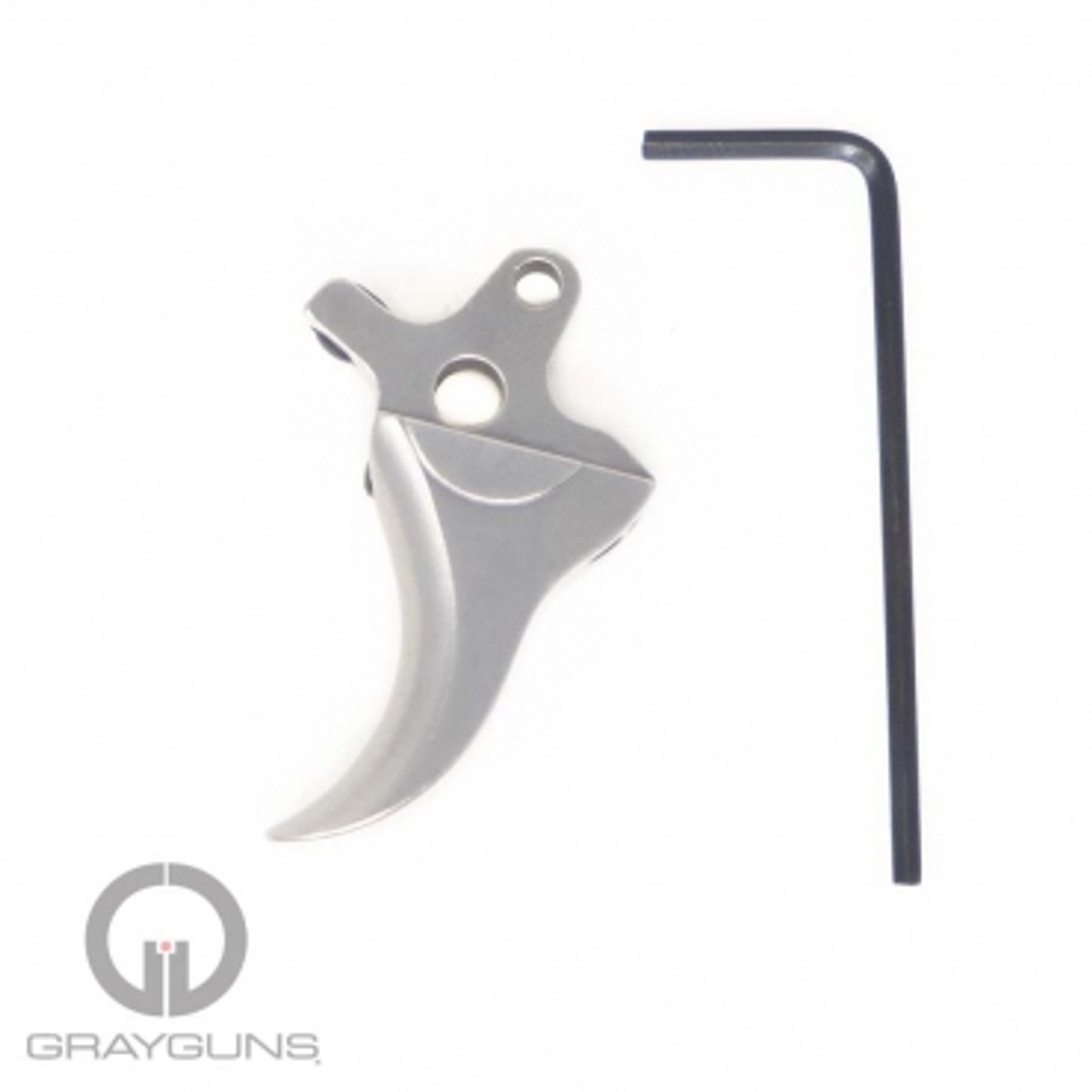 P-Series Dual Adjustable Curved Trigger - Nickel Teflon