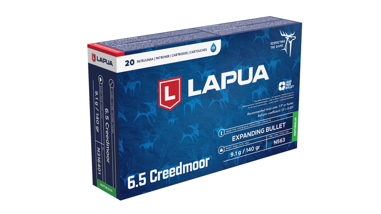 Lapua 6.5 Creedmoor / 9.1 g (140 gr) Naturalis - Nordic Marksman