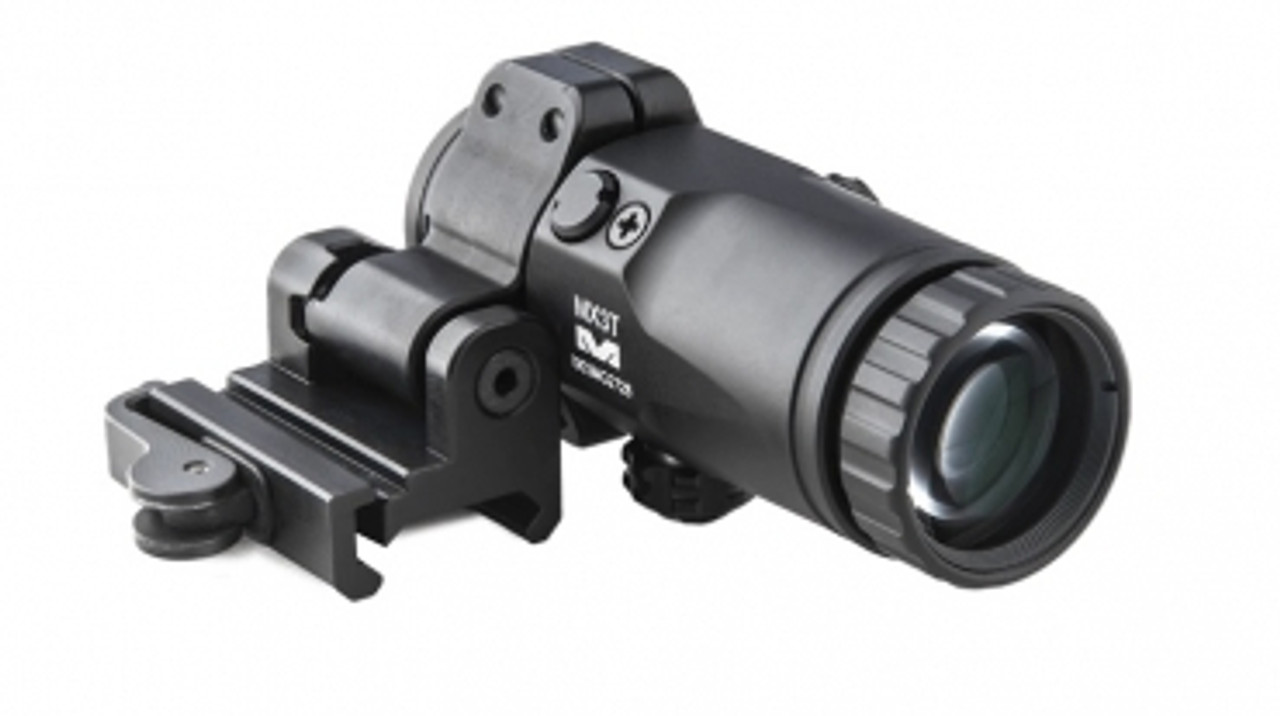Mepro MX3-F 3x Magnifier With Integrated Push-Button Side Flip Adaptor