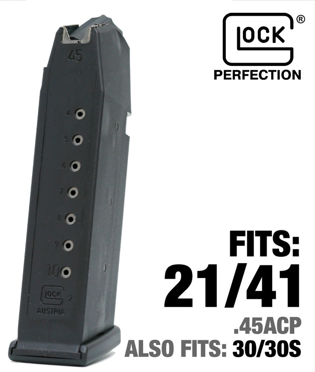 Glock G21, G41 .45 ACP Magazine