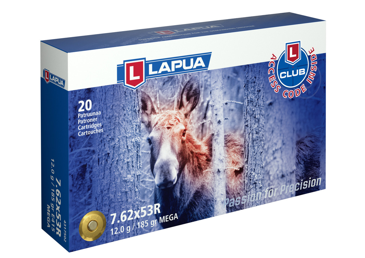 Lapua 7.62x53 R / 12.0 g (185 gr) Mega - Nordic Marksman