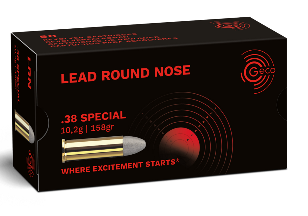 Geco .38 Special Lead Round Nose 10,2g | 158gr
