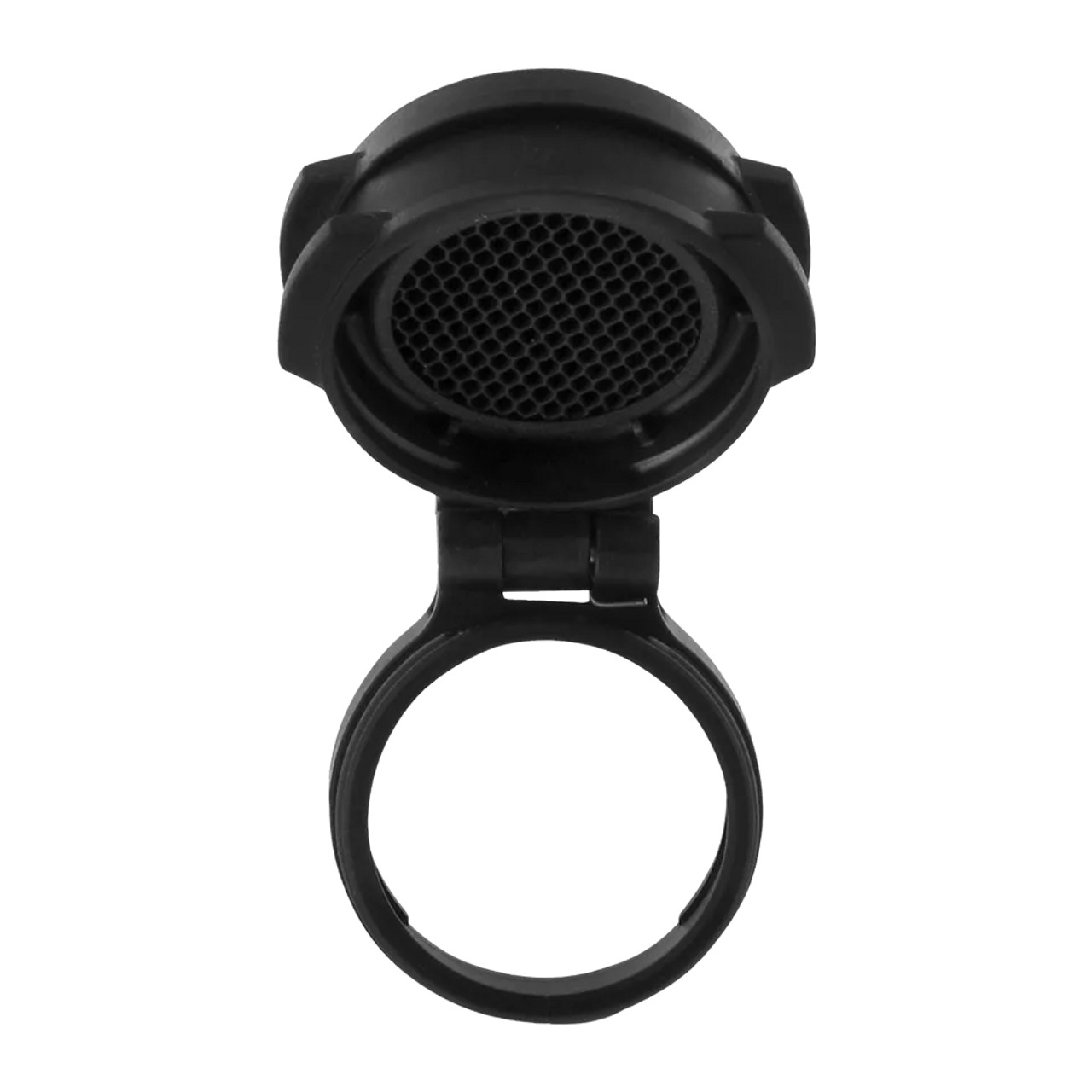 Aimpoint Lens cover flip-up - Front - ARD Solid / black with integral flip-up ARD for Micro™ H-2 / T-2 and Comp™ M5 / M5s