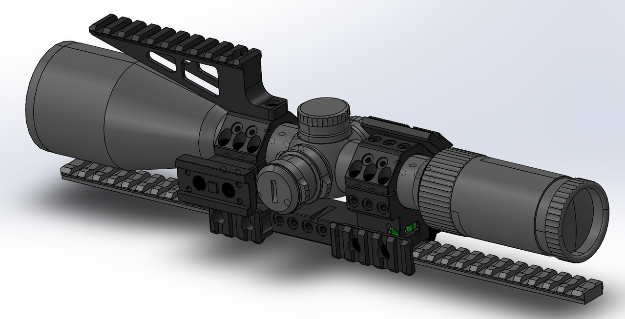 EAW GTM Picatinny Mount Ø34 H21mm 0MOA
