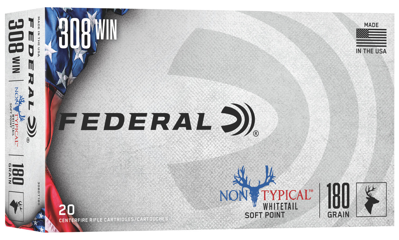 Federal Non-Typical 308 Win 180gr Soft Point