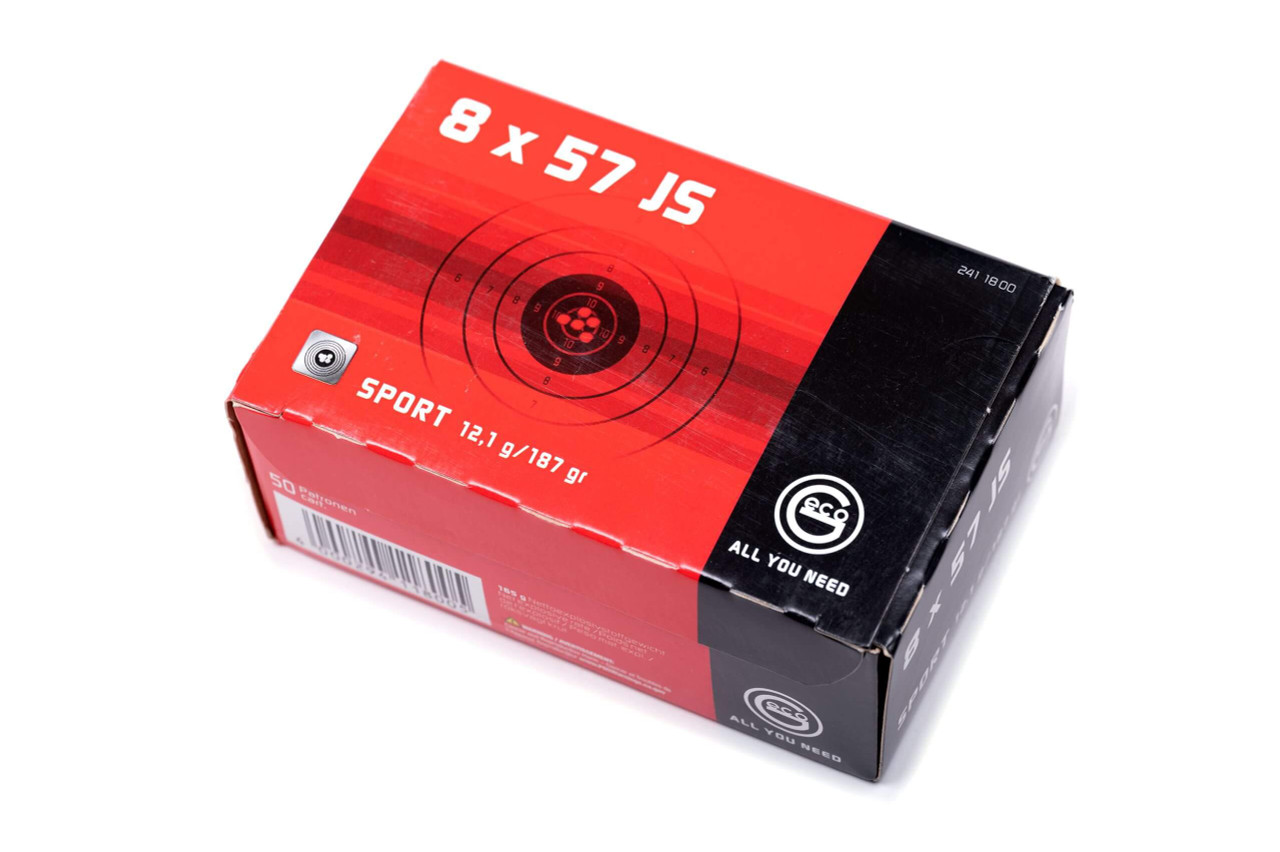 Geco 8X57 JS Sport JHP Match 12.1g | 187gr