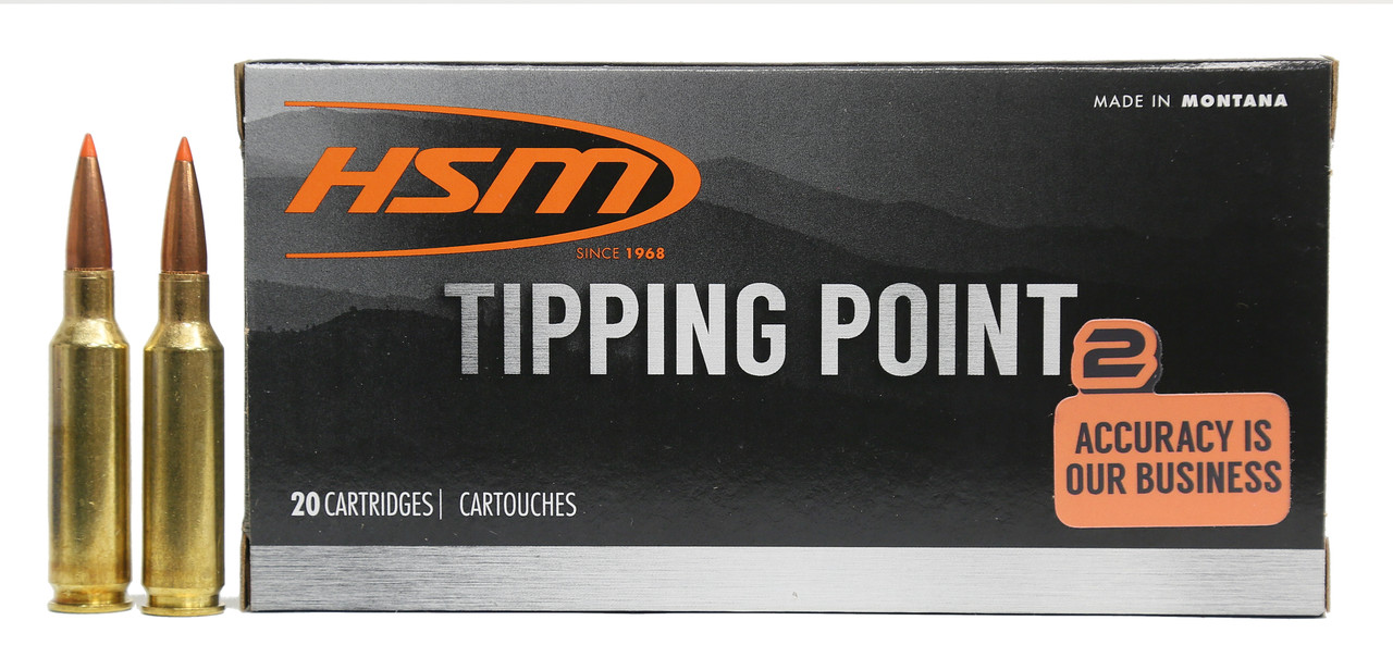 HSM Tipping Point 6.5 Creedmoor 140gr Hornady SST (Super Shock Tip)
