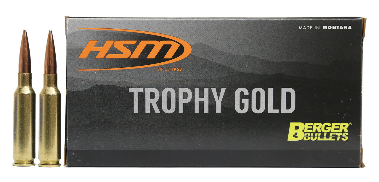 HSM Trophy Gold 6.5 Creedmoor 140gr Berger Hunting VLD