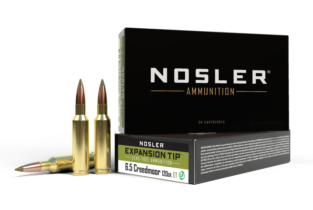 Nosler 6.5 Creedmoor 120gr Expansion Tip Ammunition