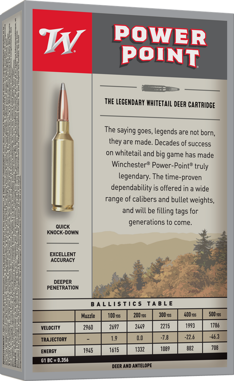 Winchester 243 Winchester 100Gr Power Point Winchester 243 Winchester 100Gr Power Point