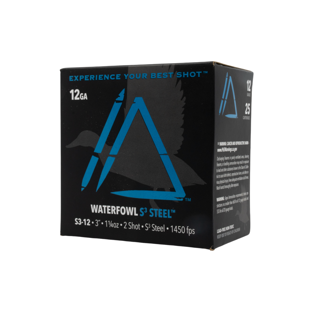 Apex Ammunition S³ Steel 12 Ga 3" | 1 1/4 Oz  | #2 | 1450 FPS | 25 Rounds