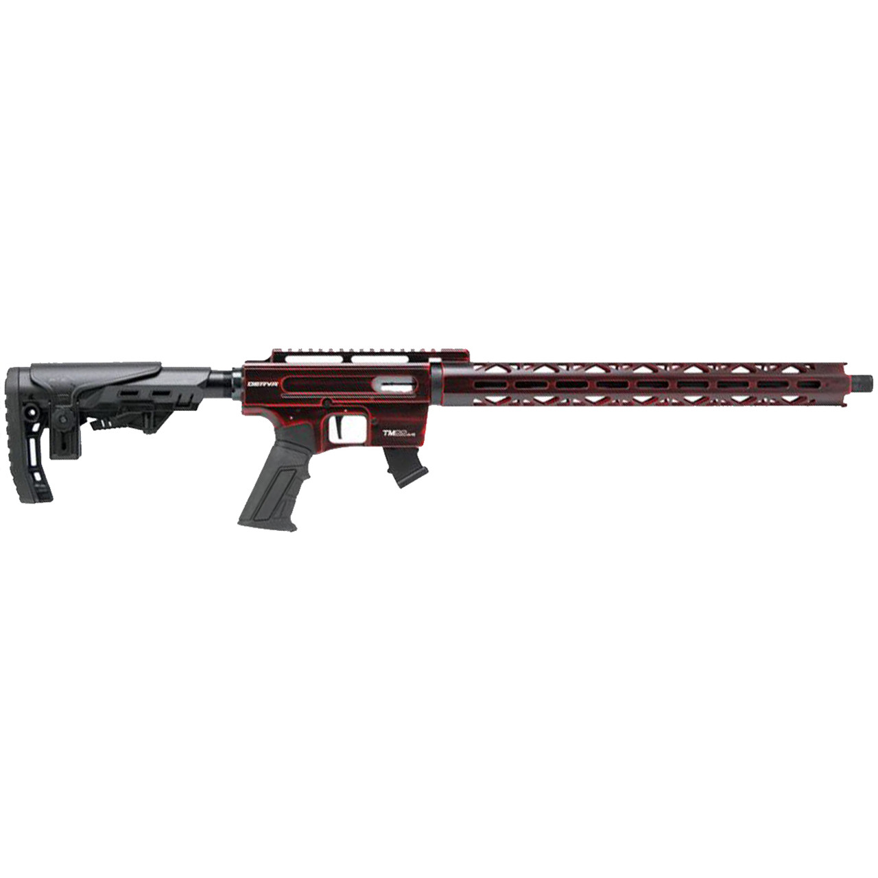 Derya TM22 .22LR Semi-Auto Rifle 18" Barrel, Distressed Red Derya TM22 .22LR Semi-Auto Rifle 18" Barrel, Distressed Red