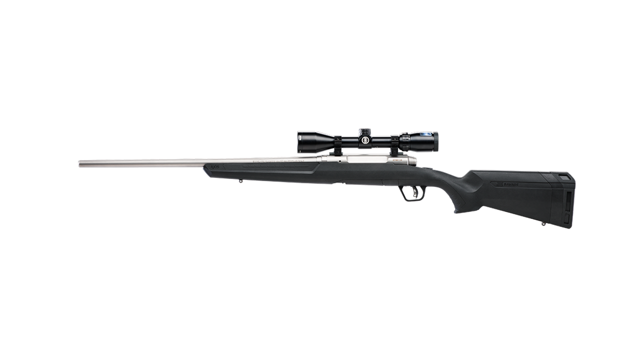 Savage Axis II Stainless Steel 6.5 Creedmoor with 3-9x40 Scope 22"
