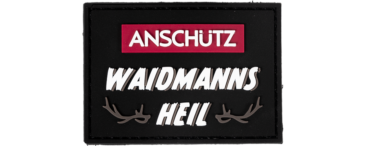 Anschutz  Patch Rubber/Velcro "Waidmanns Heil"