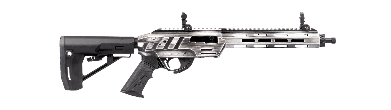 Adler RF-224 TAC Distressed White .22LR 11.7" Barrel