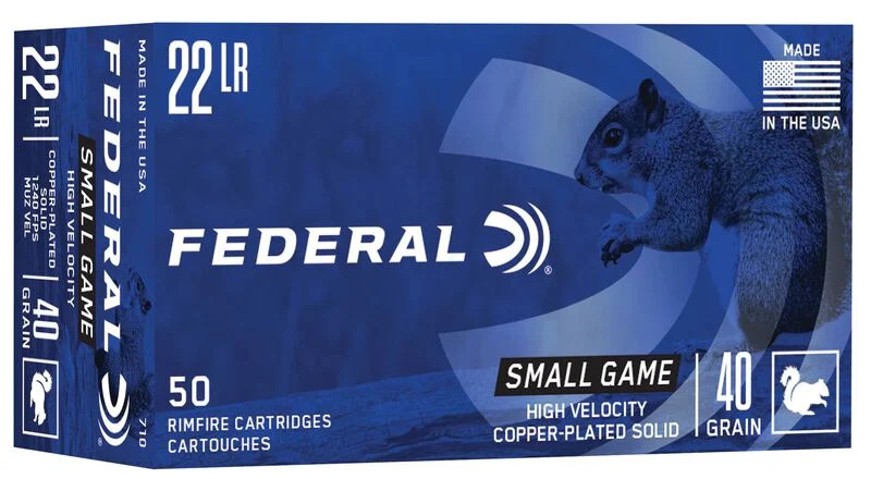 Federal Small Game Copper Plated .22LR