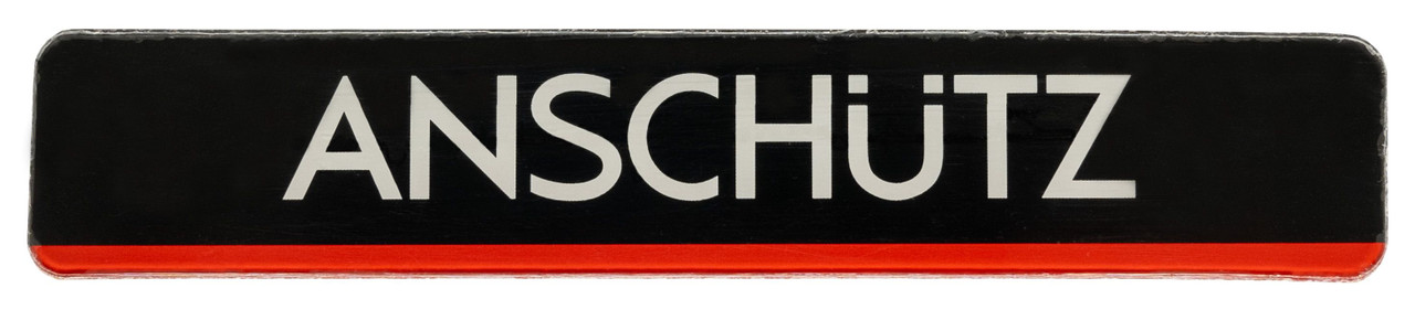 Anschutz Stock Nameplate Large