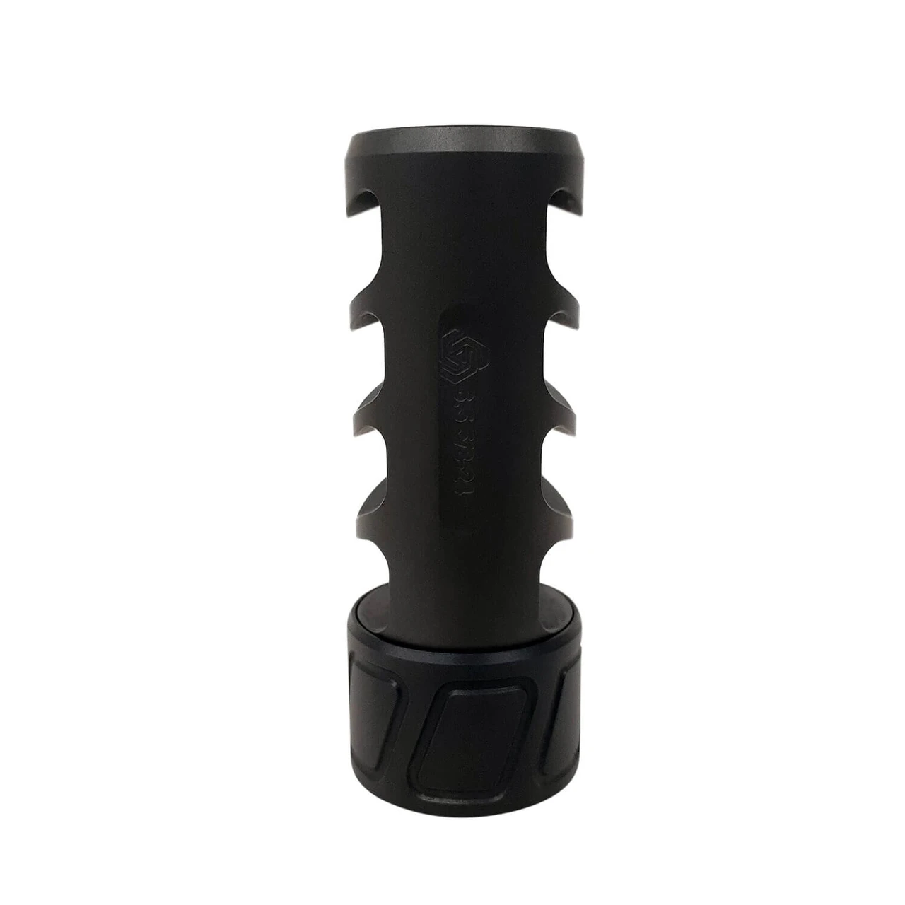 Spearhead Self Timing Muzzle Brake 4 Port Black Nitride 5/8-24