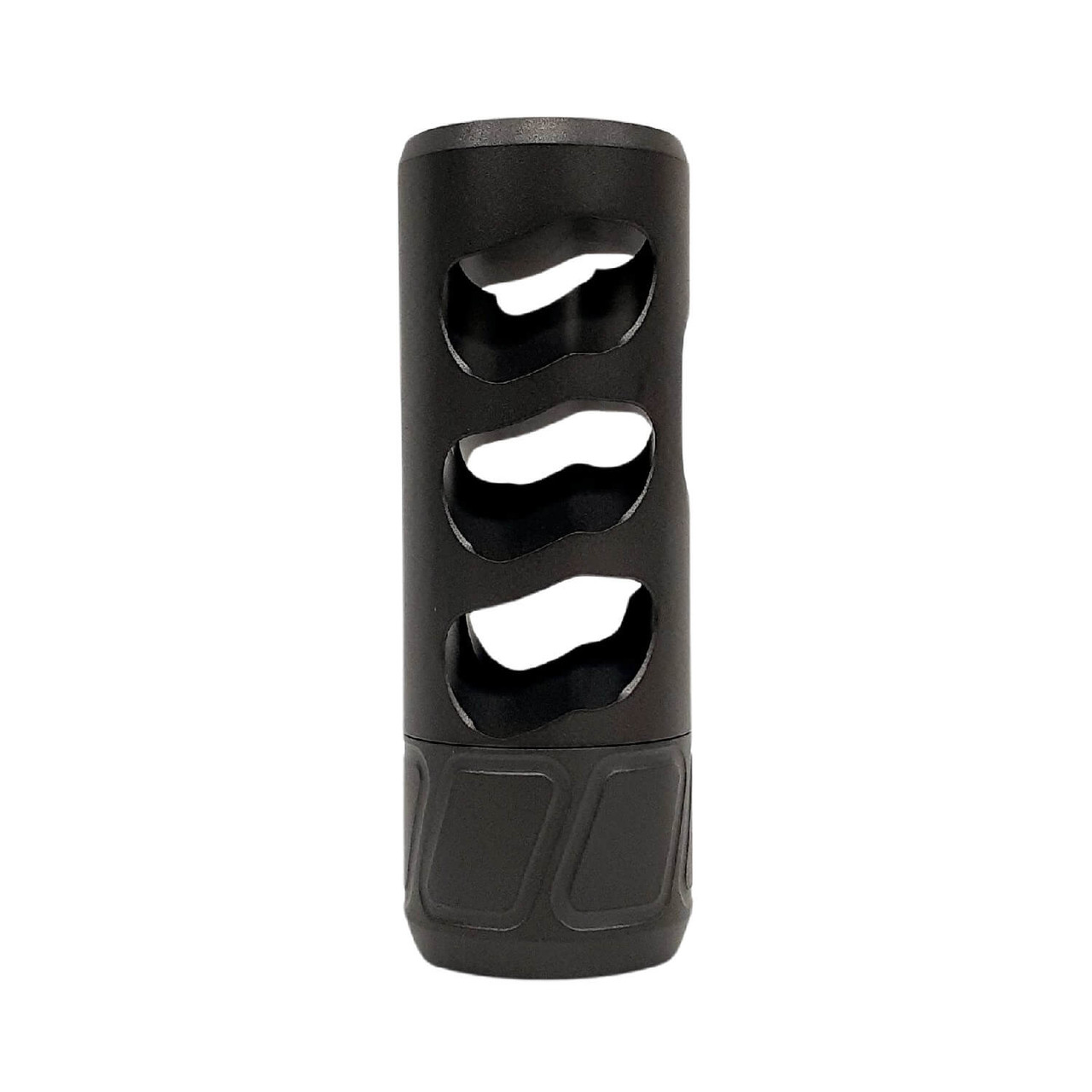 Spearhead Tracker Self Timing Muzzle Brake 3 Port Black Nitride M15x1