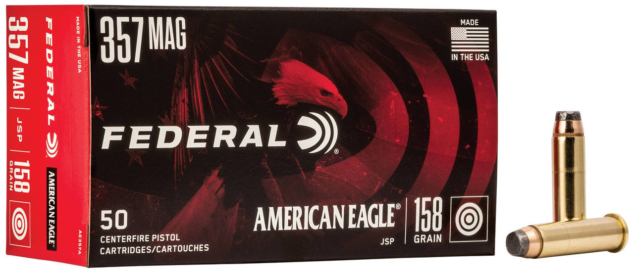 Federal American Eagle 357 Magnum 158gr JSP