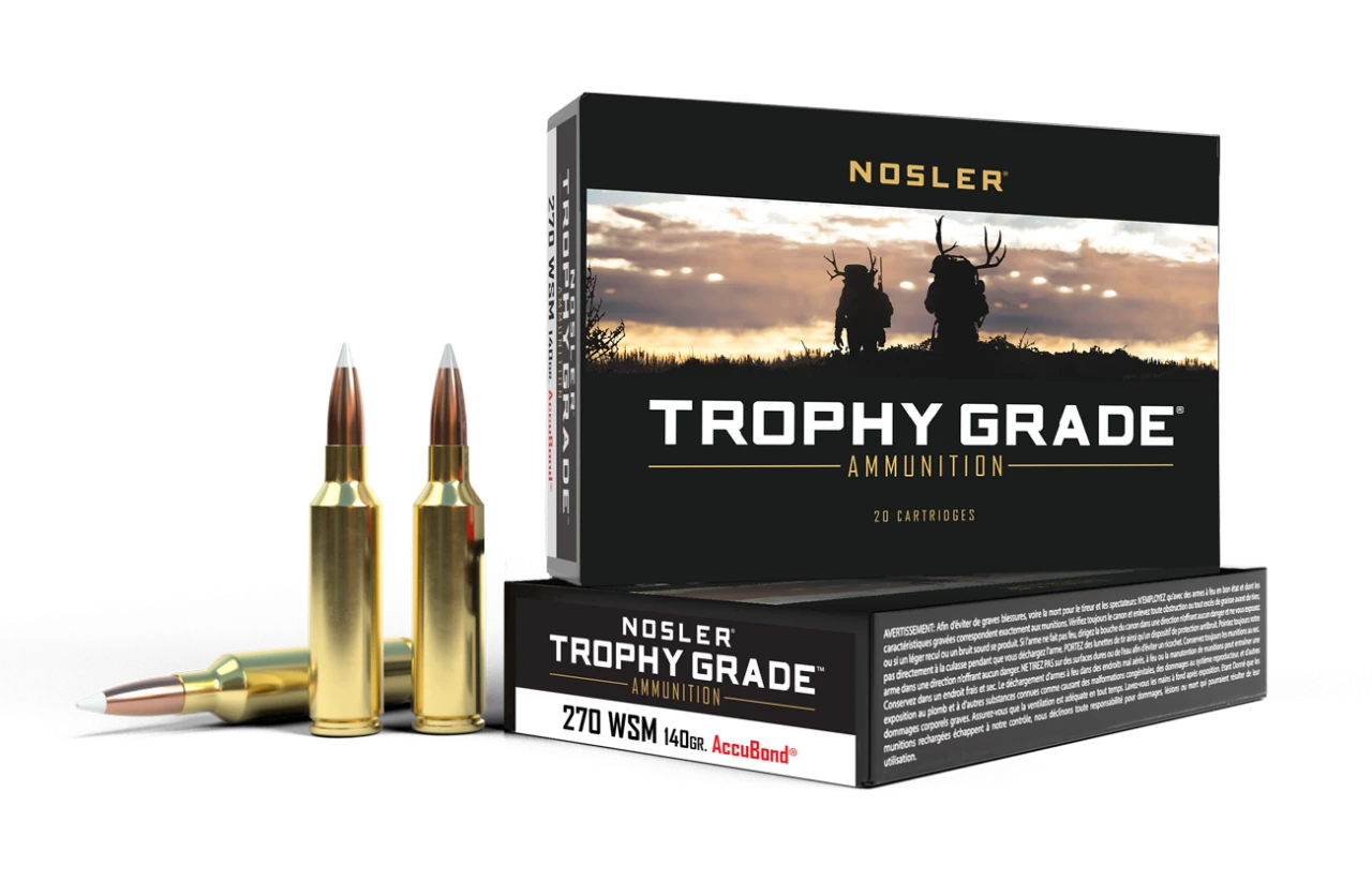 Nosler Trophy Grade 270 WSM 140gr AccuBond Long Range