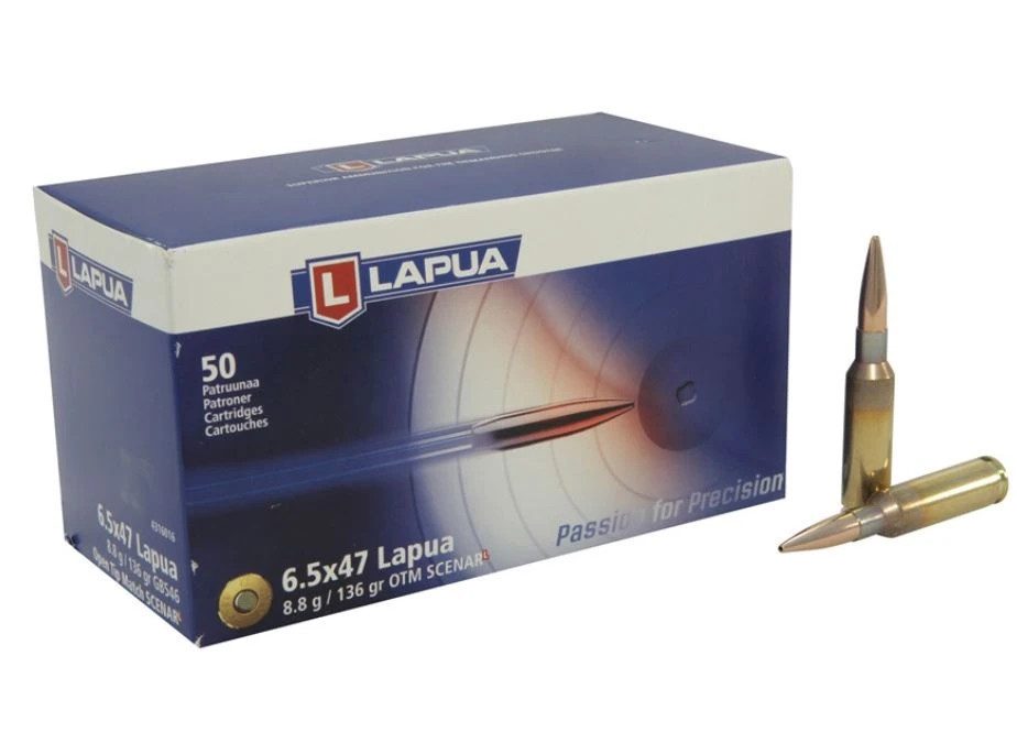 Lapua 6.5x47 Lapua / 8.8g (136 gr) Open Tip Match Scenar L