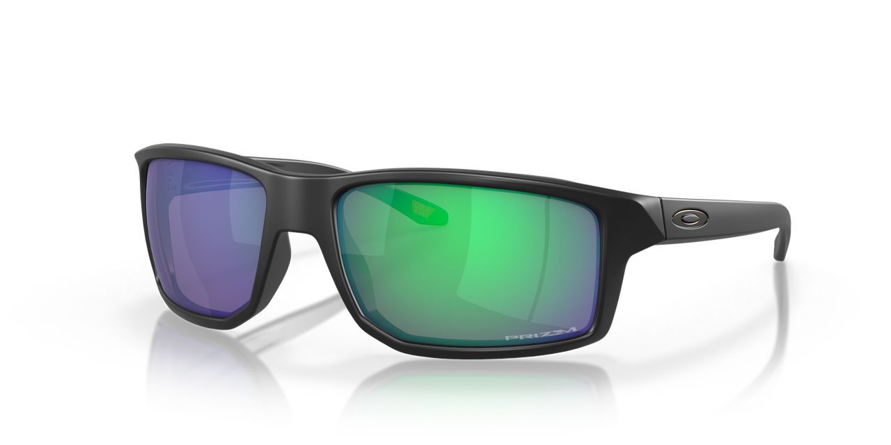 Oakley GIBSTON Matte Black Frame with Prizm Jade Lenses