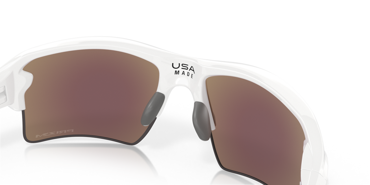 Oakley Flak® 2.0 XL Polished White Frame/Prizm Sapphire Lenses