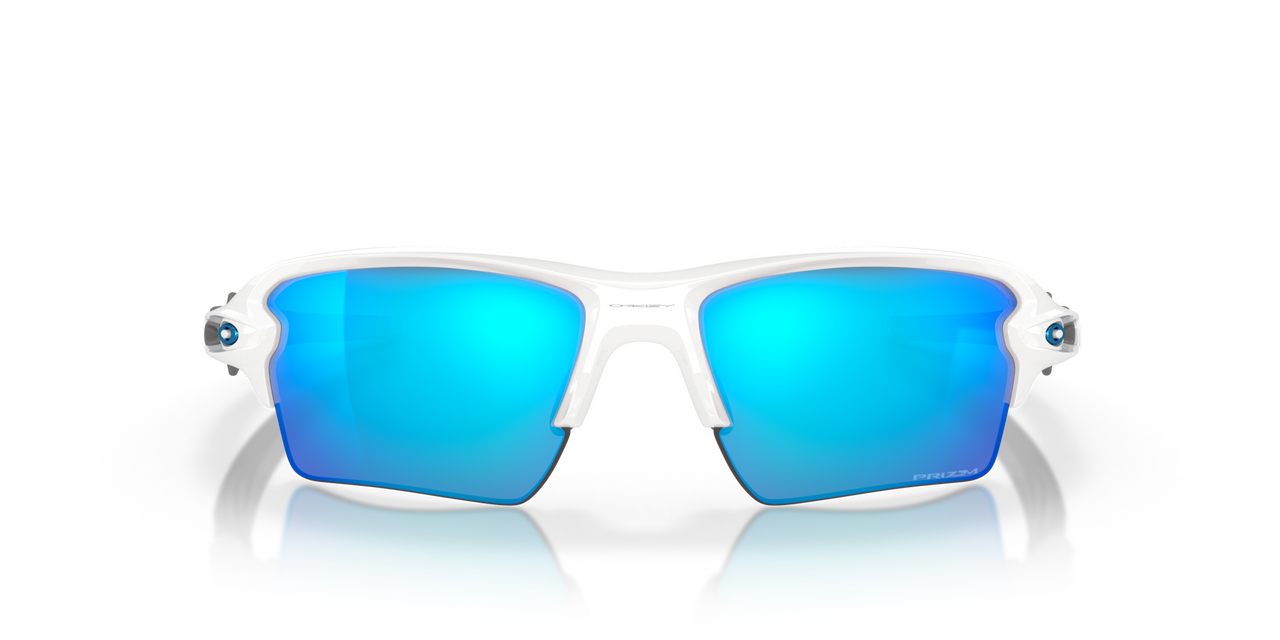 Oakley Flak® 2.0 XL Polished White Frame/Prizm Sapphire Lenses