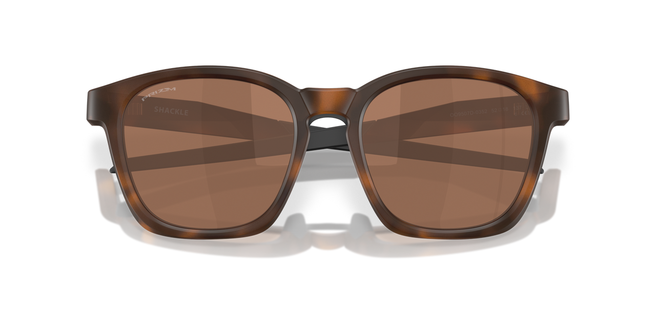 Oakley Shackle Matte Brown Tortoise Frame/Prizm Tungsten Lenses
