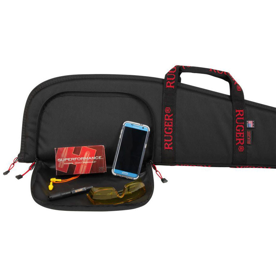 Ruger Rifle Case - 40-inch Soft Gun Bag - Black
