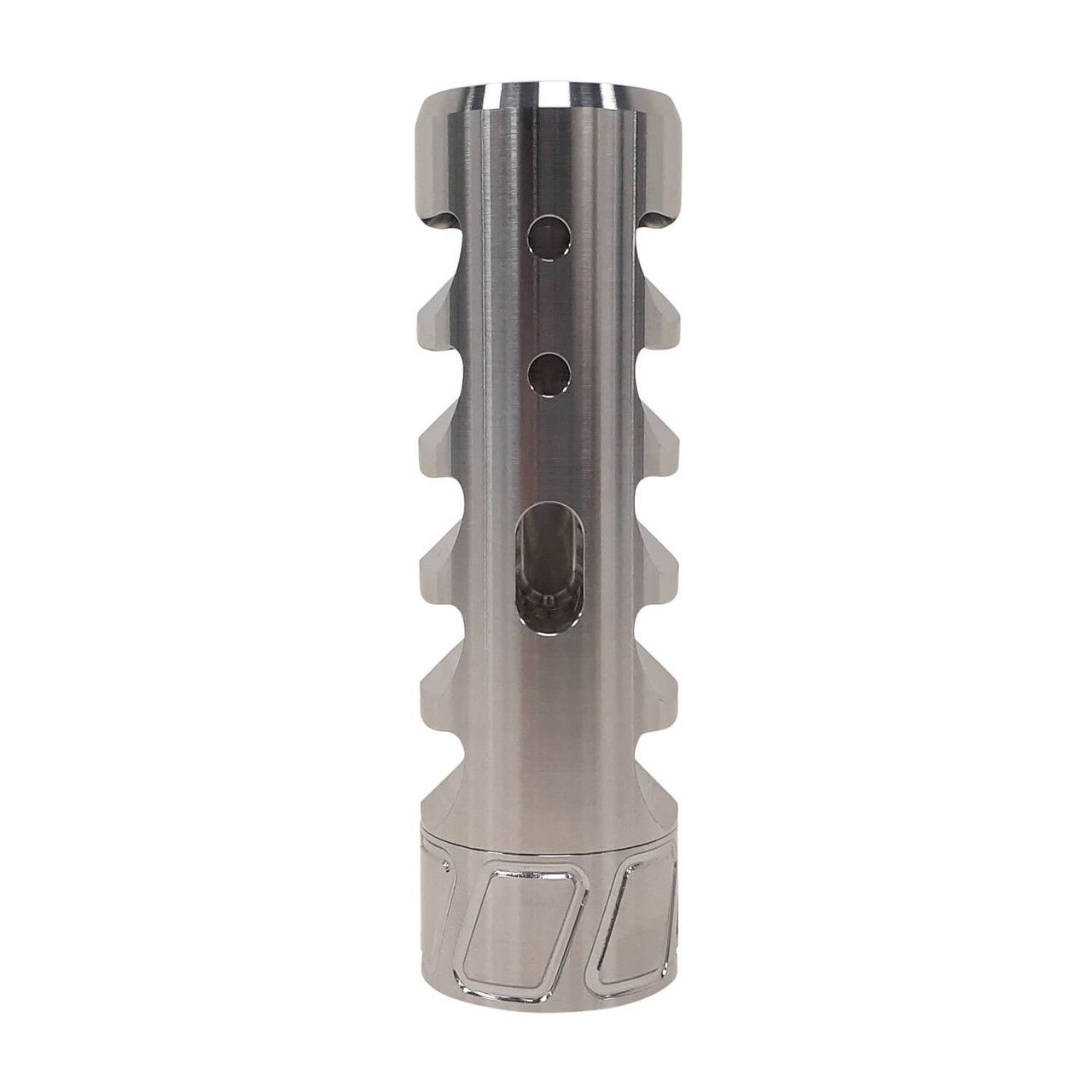 Spearhead Junction Self Timing Muzzle Brake 5 Port 5/8-24 Stainless