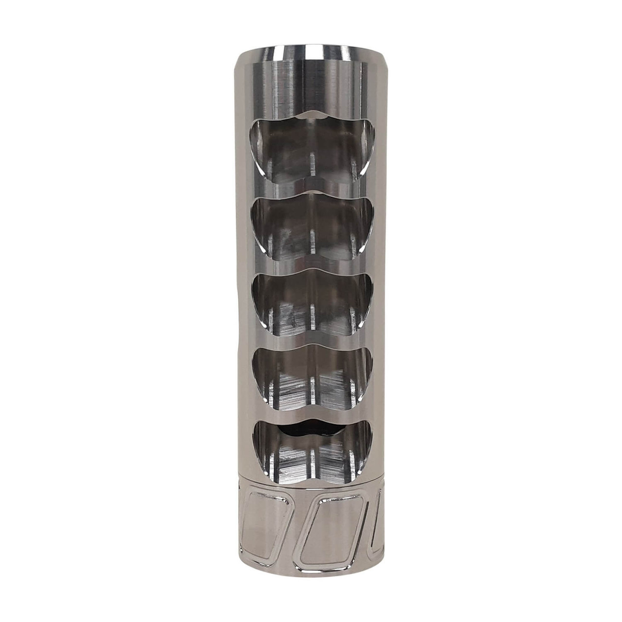 Spearhead Junction Self Timing Muzzle Brake 5 Port 5/8-24 Stainless