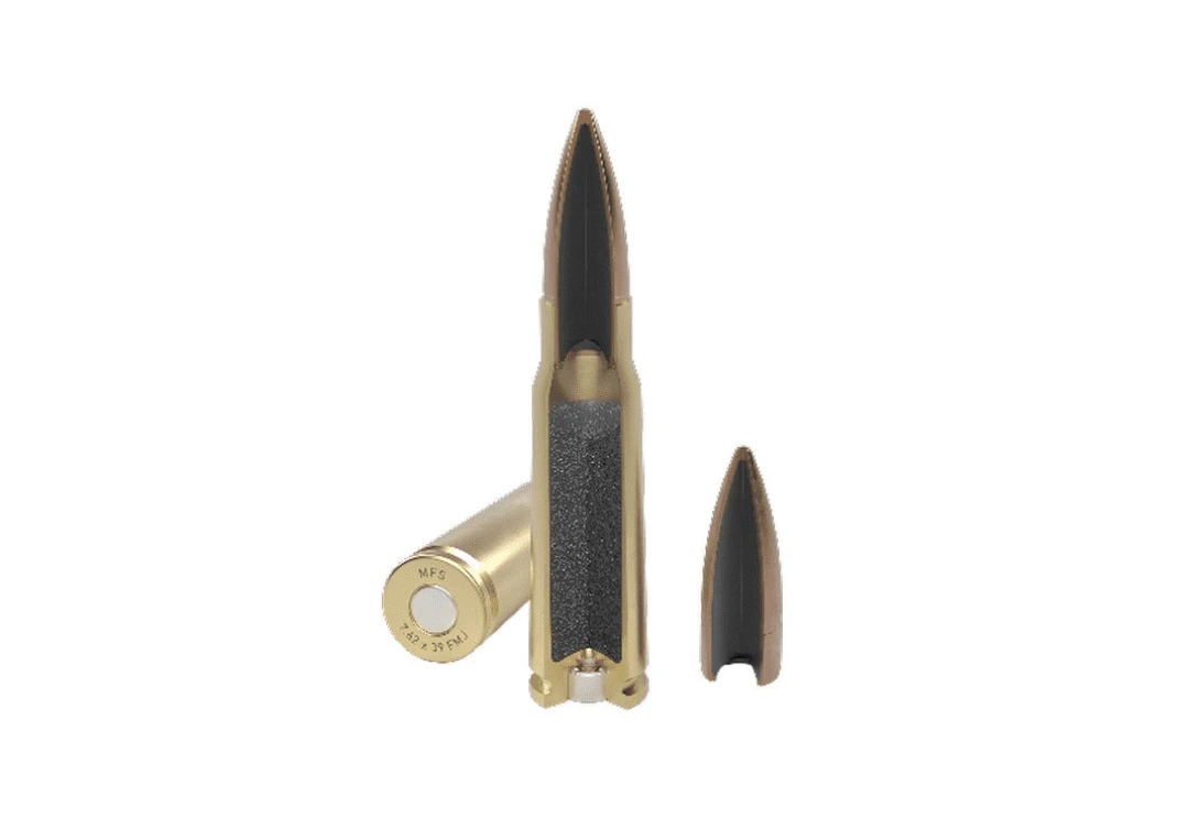 RUAG MFS 7.62x39mm 124 Grain FMJ Lead Core (Non-Corrosive)