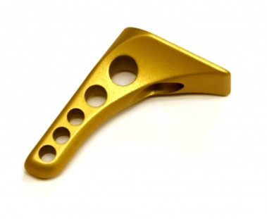 Butt Hook - Drilled Gold