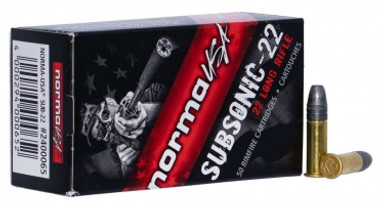 Norma Subsonic Hollow Point .22LR 40gr Norma Subsonic Hollow Point .22LR 40gr