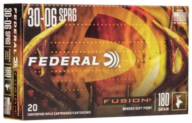 Federal Fusion .30-06 Springfield 180gr Soft Point Federal Fusion .30-06 Springfield 180gr Soft Point