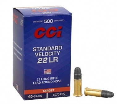 CCI Standard Velocity .22LR 500 RDS CCI Standard Velocity .22LR 500 RDS