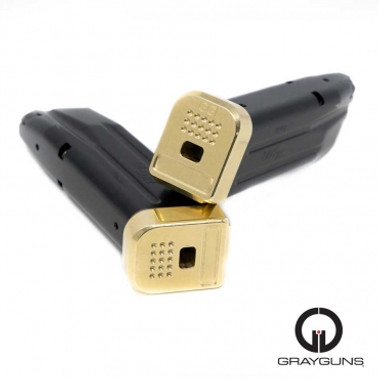 Brass SIG P320 Magazine Base Pads - Extended Brass SIG P320 Magazine Base Pads - Extended